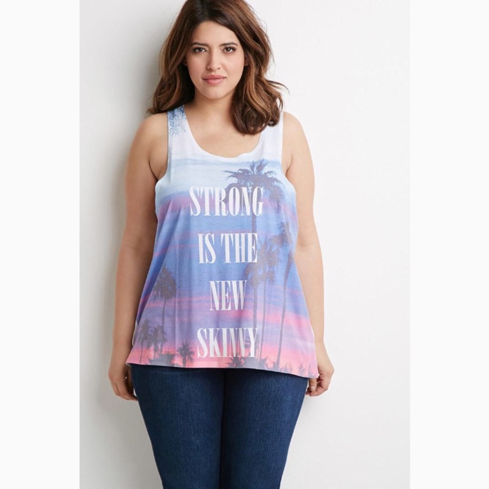 Forever 21 plus size tank top size 2x